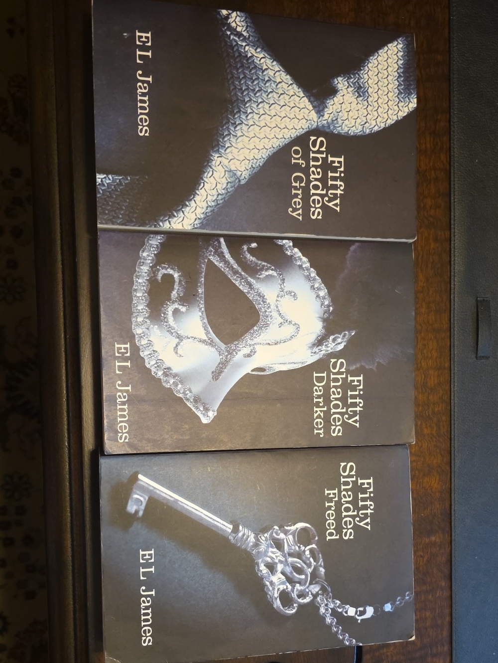 Fifty Shades Book Set - Silver/Gray Covers